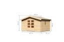Vorschaubild Karibu Woodfeeling Gartenhaus Meldorf 5 - 38 mm