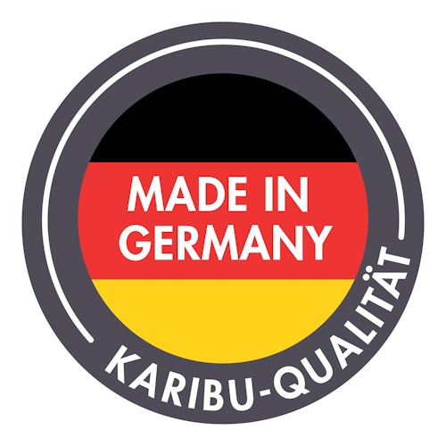 Karibu Woodfeeling Gartenhaus Trittau 3/4/5 inkl. 400 cm Anbaudach - 38 mm