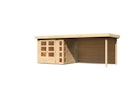 Vorschaubild Karibu Woodfeeling Gartenhaus Kerko 3/4/5 mit 280 cm Schleppdach inkl. Rückwand - 19 mm