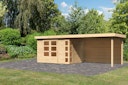 Vorschaubild Karibu Woodfeeling Gartenhaus Kerko 3/4/5 mit 280 cm Schleppdach inkl. Rückwand - 19 mm