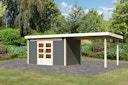 Vorschaubild Karibu Woodfeeling Gartenhaus Kandern 6/6,5/7/9 mit 300 cm Schleppdach
