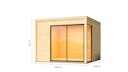 Vorschaubild Karibu Design Gartenhaus View Slide mit Aluminium Schiebetür - 38 mm (Homeoffice-Gartenhaus)