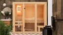 Vorschaubild Karibu Sauna Avari 2 Superior mit Fronteinstieg 68 mm - 230 Volt Plug & Play