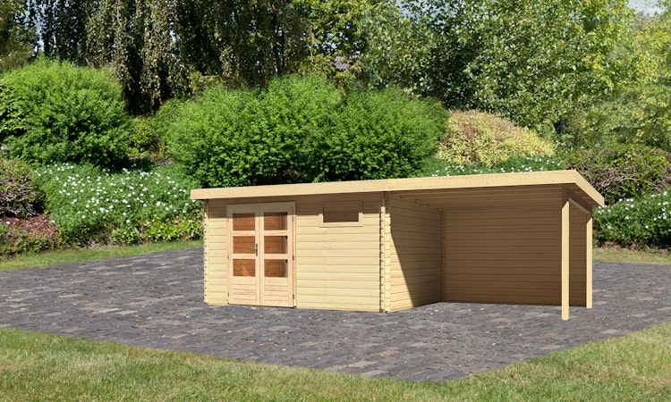 Karibu Woodfeeling Gartenhaus Bastrup 8 - 28 mm