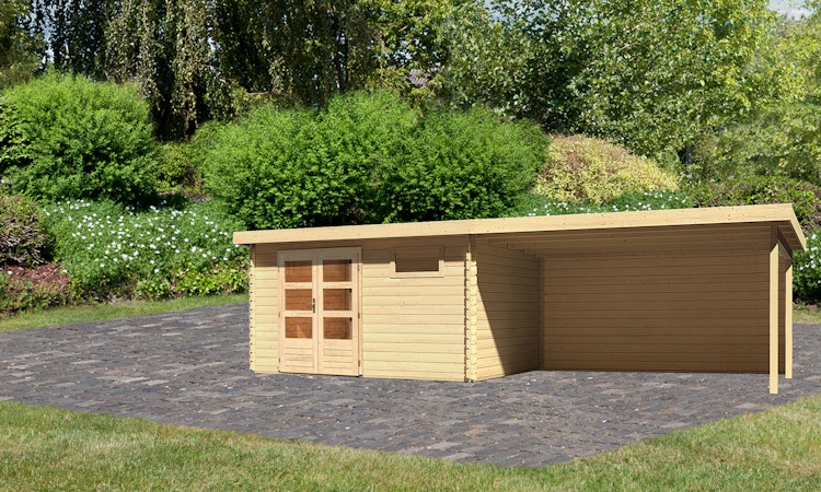 Karibu Woodfeeling Gartenhaus Bastrup 8 - 28 mm
