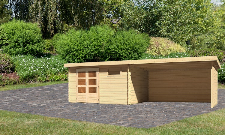 Karibu Woodfeeling Gartenhaus Bastrup 8 - 28 mm