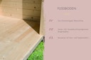 Vorschaubild Karibu Gartensauna Saunahaus Hytti 2