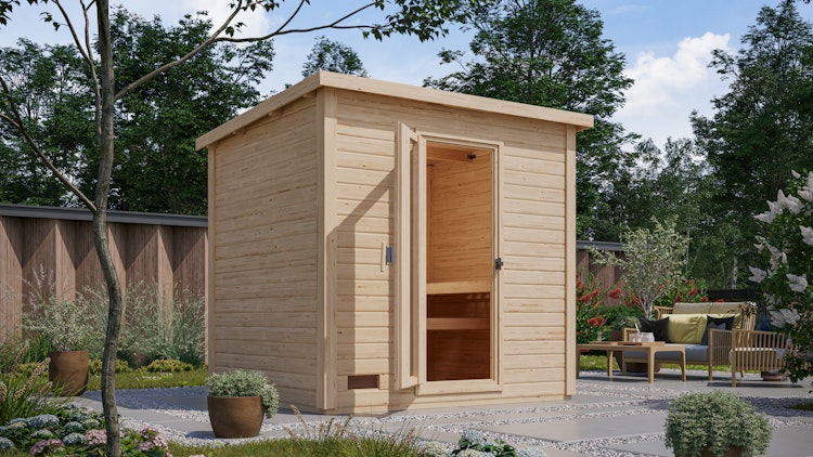 Karibu Gartensauna Saunahaus Hytti 3