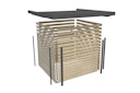 Vorschaubild Karibu Metall-Holzgartenhaus Hybridhaus Jupiter A/B/C/D - 19 mm/0,5 mm