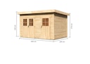 Vorschaubild Karibu Woodfeeling Gartenhaus Tintrup - 28 mm