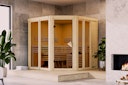 Vorschaubild Karibu Sauna Airi Superior mit Eckeinstieg 68 mm