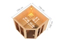 Vorschaubild Karibu Sauna Airi Superior mit Eckeinstieg 68 mm