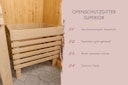 Vorschaubild Karibu Sauna Airi Superior mit Eckeinstieg 68 mm