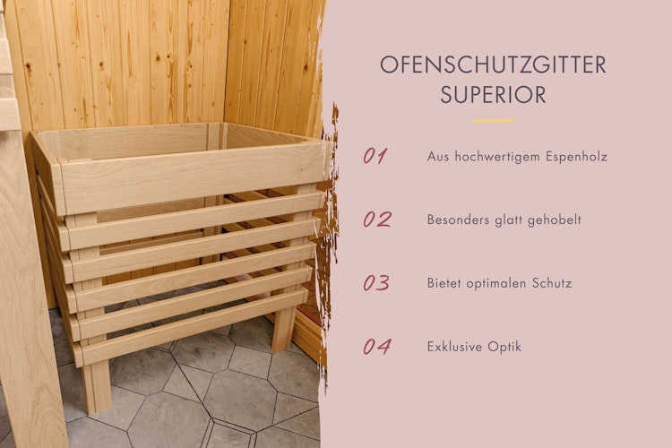 Karibu Sauna Airi Superior mit Eckeinstieg 68 mm