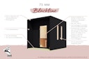 Vorschaubild Karibu Design Saunahaus Laguna Blackline - 73 mm