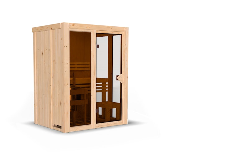 Karibu Sauna Irava 1 - 68 mm Systemsauna - 230 Volt Plug & Play