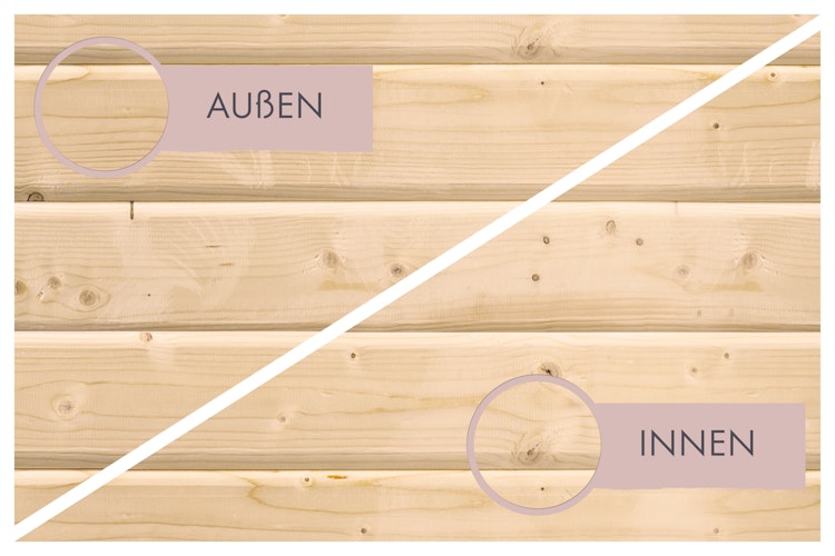 Karibu Sauna Irava 3 - 68 mm Systemsauna - 230 Volt Plug & Play