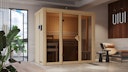 Vorschaubild Karibu Sauna Irava 2 - 68 mm Systemsauna - 230 Volt Plug & Play