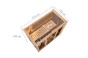 Vorschaubild Karibu Sauna Irava 2 - 68 mm Systemsauna - 230 Volt Plug & Play