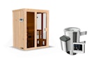 Vorschaubild Karibu Sauna Irava 1 - 68 mm Systemsauna - 230 Volt Plug & Play