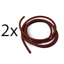 Vorschaubild Silikonkabelset (2 x 6,5 Meter) für den Anschluss von Karibu/Weka 4,5 + 7,5 + 9 kW Bio-Öfen mit externer Steuerung 
