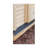 Abdeckblende 80 mm für Gartenhaus/Saunahaus Fundamentbalken anthrazit