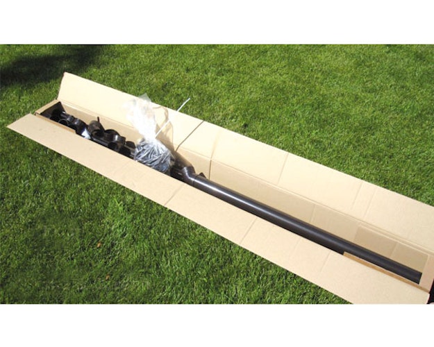 Kunststoff Dachrinnenset für Karibu Gartenhaus Bensburg 4