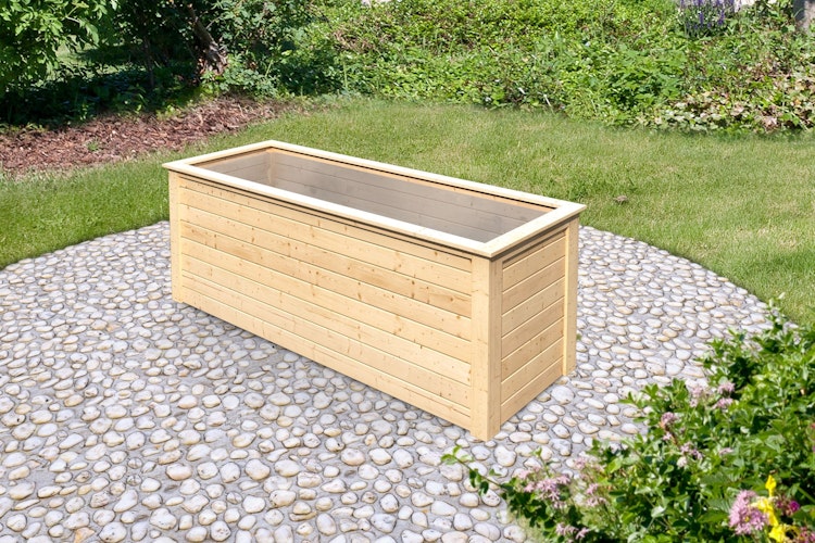 Karibu Hochbeet Sunny - 1520 l Fassungsvermögen 28 mm Wandstärke - Aktionsangebot