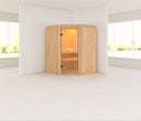 Vorschaubild Karibu Sauna Nanja - 68 mm Systemsauna - 230 Volt Plug & Play