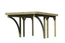 Vorschaubild Karibu Carport Einzelcarport Classic Einzel 1 - kesseldruckimprägniert