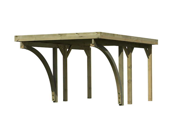 Karibu Carport Einzelcarport Classic Einzel 1 - kesseldruckimprägniert