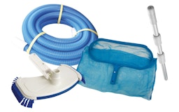 Karibu Pool Reinigungsset groß: Bodenkescher, Boden Saugschlauch, Boden Saugbürste, Teleskop Bodensaugstange Karibu Pool Reinigungsset groß: Bodenkescher, Boden Saugschlauch, Boden Saugbürste, Teleskop BodensaugstangeZubehörbild