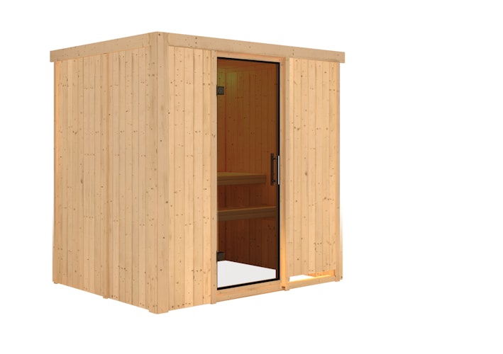 Karibu Sauna Fanja - 68 mm Systemsauna - 230 Volt Plug & Play