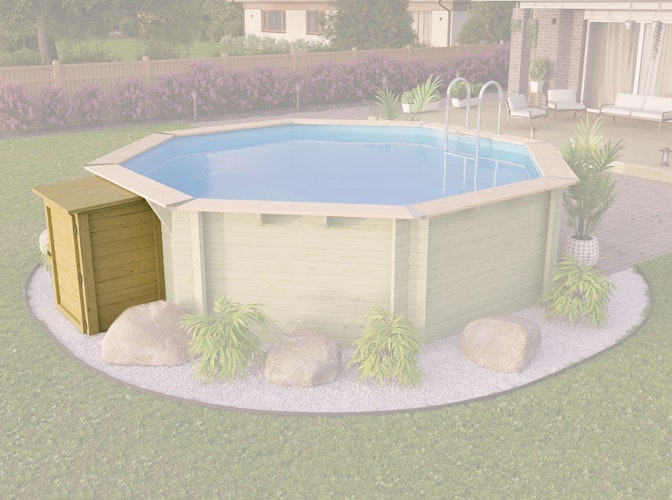 Karibu Technikbox für Pools 28 mm kesseldruckimprägniert