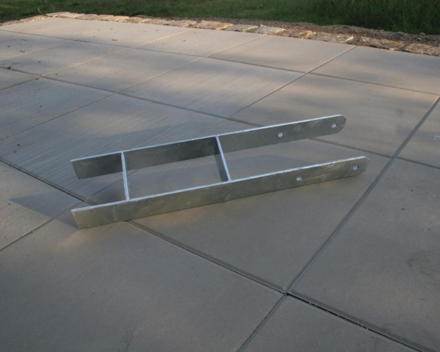 Karibu H-Pfostenanker für 12 x 12 cm Pfosten, 60 cm