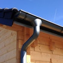 Vorschaubild Metall Dachrinnenset für Karibu Gartenhaus Doderic 3/4/5