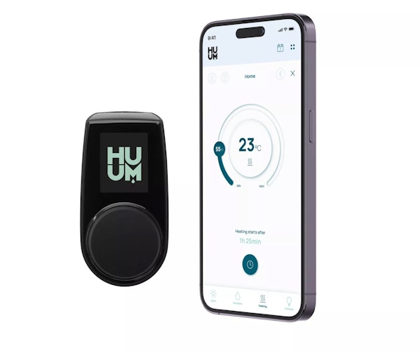 Karibu 4,5 kW Bio-Kombiofen anthrazit inkl. Huum WLAN Steuergerät mit App-Steuerung