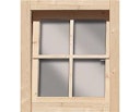 Vorschaubild Karibu Dreh-/ Kippfenster für 28 mm Häuser und Carports 69 x 79 cm
