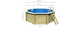 Vorschaubild Karibu Pool Modell 1 A/B/C/D - kesseldruckimprägniert