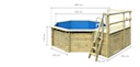 Vorschaubild Karibu Pool Modell 1 A/B/C/D - kesseldruckimprägniert