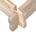 Vorschaubild Karibu Woodfeeling Blockbohlenhaus Mittelwandhaus Lagor 1/2- 38 mm