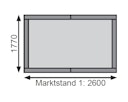 Vorschaubild Karibu Marktstand Verkaufsshaus 1/2 - 19 mm