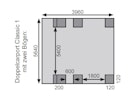 Vorschaubild Karibu Carport Doppelcarport Classic Doppel 1 - kesseldruckimprägniert