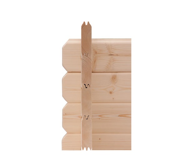 Karibu Eco Gartenhaus Grebenau / Glücksburg 2/3/4 mit 190 cm Schleppdach