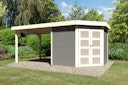 Vorschaubild Karibu Gartenhaus Gerätehaus Goldendorf 3 mit 280 cm Schleppdach - 19 mm