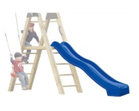 Akubi Wellenrutsche 250 cm Podesthöhe 125 cm Akubi Wellenrutsche 250 cm Podesthöhe 125 cmZubehörbild