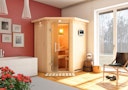 Vorschaubild Karibu Sauna Larin mit Eckeinstieg 68 mm