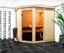 Vorschaubild Karibu Sauna Fiona 1 mit Eckeinstieg 68 mm