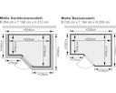 Vorschaubild Karibu Sauna Sahib 2-Massivholzsauna 38 mm -Eckeinstieg - Exklusivoptik