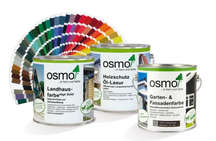 Osmo Holzschutz Öl-Lasur für Außenbereich in Wunschfarbton (Farbmischservice)